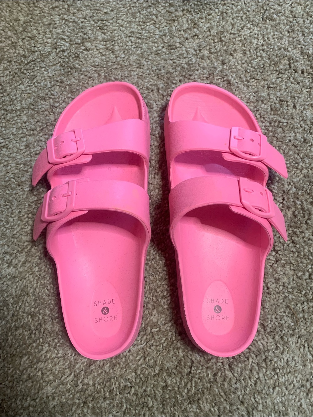 Pink Target Sandals